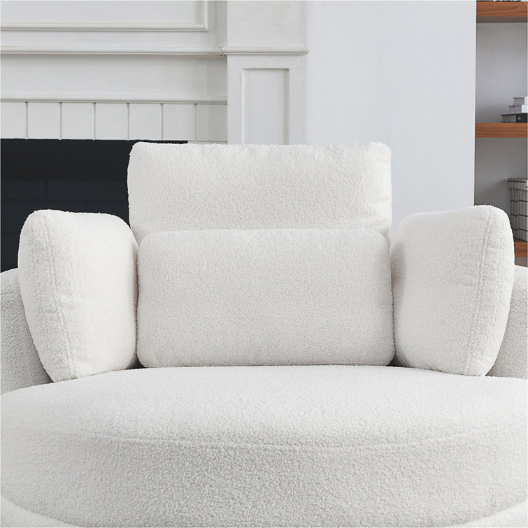 Round lounge online couch